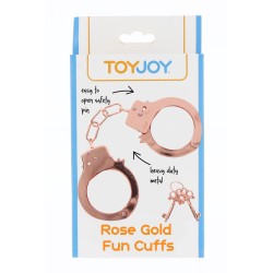 Menottes métal rose gold - Toy Joy 2
