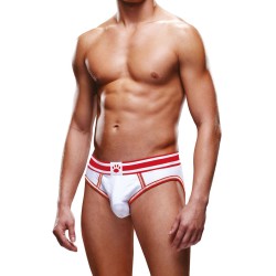 Slip ouvert blanc et rouge - Prowler 2