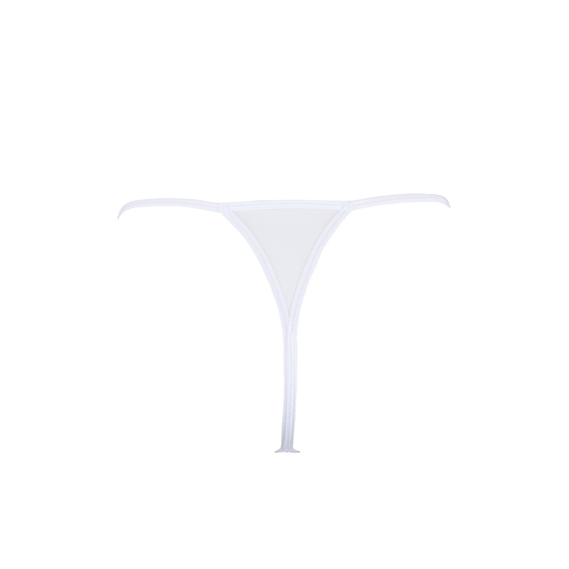 String blanc à clous dorés V-9798 - Axami