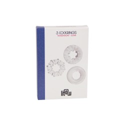 3 cockrings transparents - Litolu 2