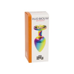 Plug bijou arc-en-ciel M - Litolu 2