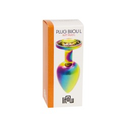 Plug bijou arc-en-ciel L - Litolu 2