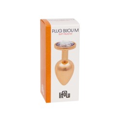Plug bijou rose gold M - Litolu 2